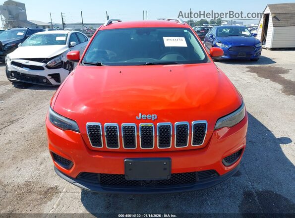 1C4PJLCB0MD165054 2021 JEEP CHEROKEE Оранжевый Вид щитка приборов