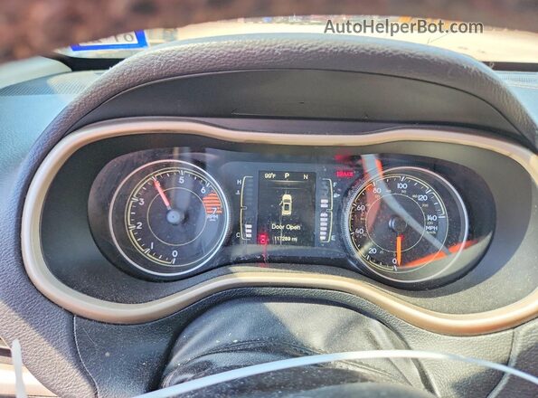 1C4PJLCB1GW149258 2016 JEEP CHEROKEE Black ხელსაწყოთა პანელის ხედი
