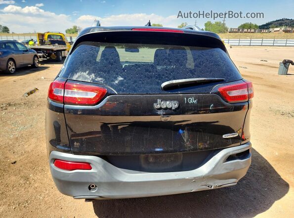 1C4PJLCB1GW149258 2016 JEEP CHEROKEE Black უკანა ხედი