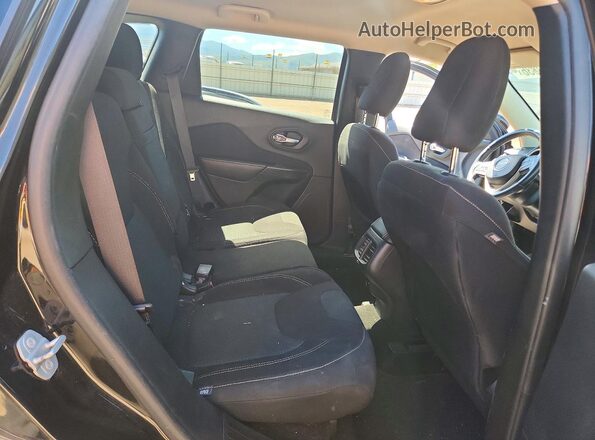 1C4PJLCB1GW149258 2016 JEEP CHEROKEE Black უკანა სავარძლების ხედი