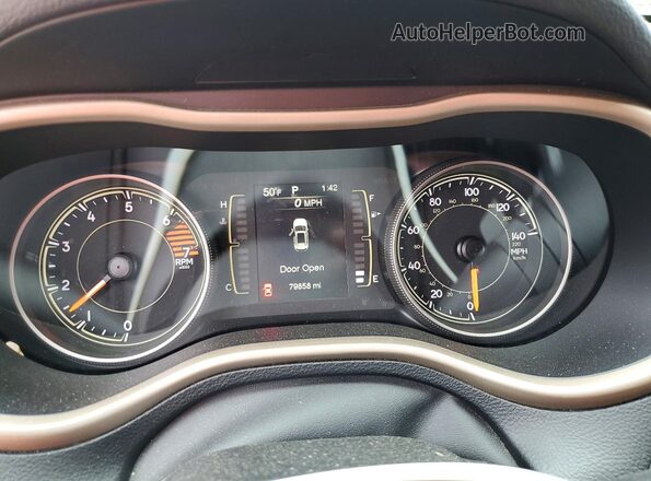 1C4PJLCB1HW643928 2017 JEEP CHEROKEE White Вид щитка приладів