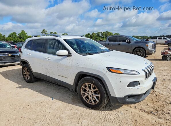 1C4PJLCB1JD577687 2018 JEEP CHEROKEE Белый Передняя правая четверть