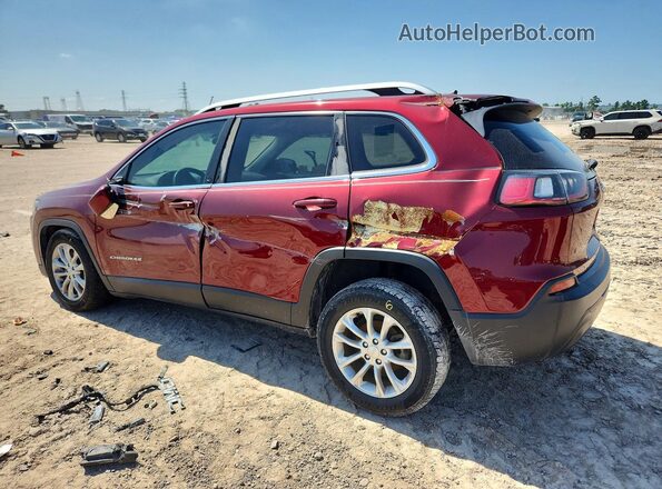 1C4PJLCB1KD149832 2019 JEEP CHEROKEE Maroon Rear left