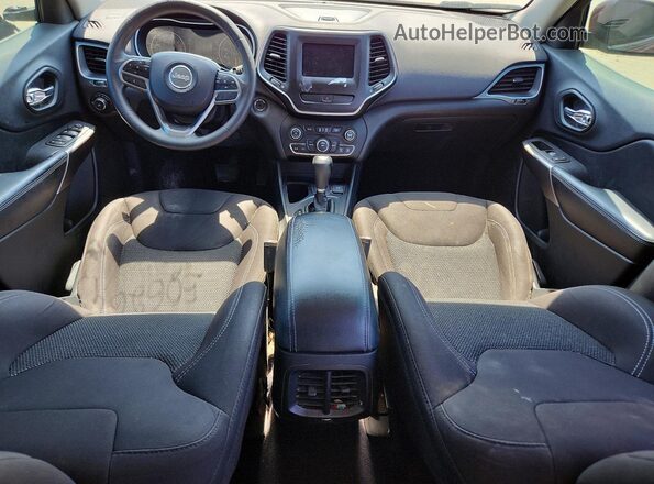 1C4PJLCB1KD149832 2019 JEEP CHEROKEE Maroon Dashboard view
