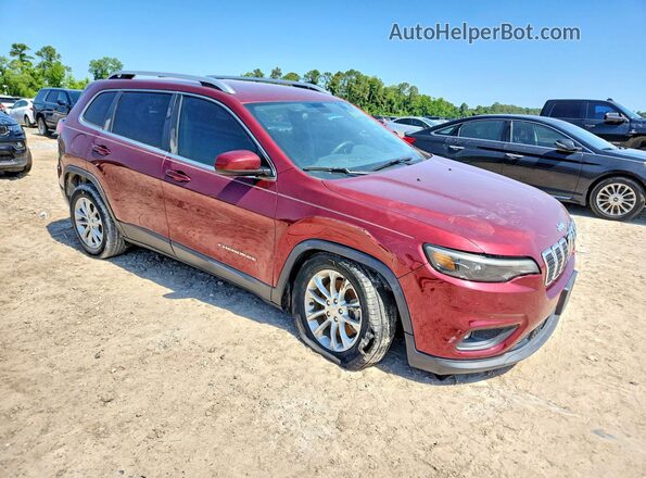 1C4PJLCB1KD149832 2019 JEEP CHEROKEE Maroon Front right