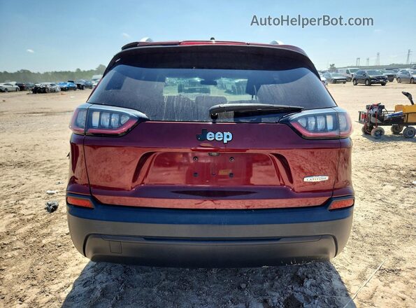 1C4PJLCB1KD149832 2019 JEEP CHEROKEE Maroon Rear view