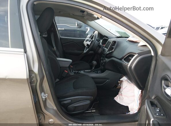1C4PJLCB1KD205039 2019 JEEP CHEROKEE Beige Вид салону спереду