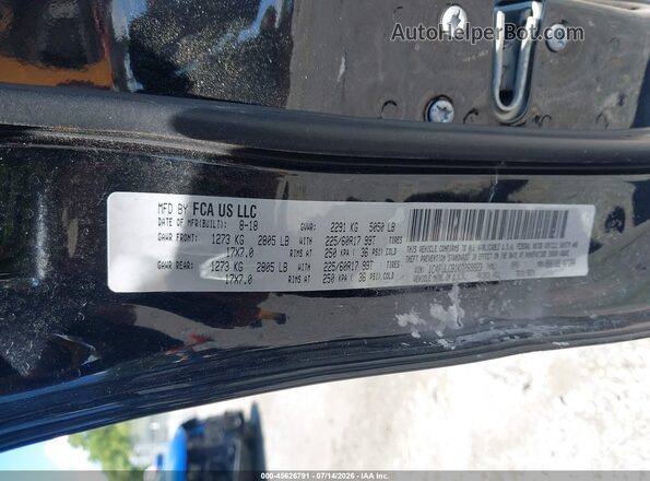 1C4PJLCB1KD269923 2019 JEEP CHEROKEE Черный Вид подкапотного пространства