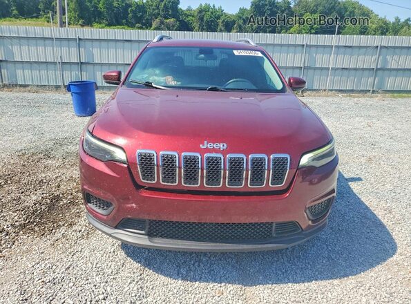 1C4PJLCB1LD503799 2020 JEEP CHEROKEE Burgundy Դիմացի տեսք