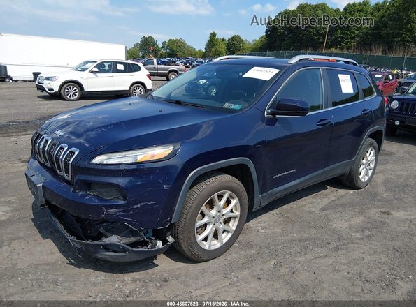 1C4PJLCB2GW274981 2016 JEEP CHEROKEE Blue Przód lewy