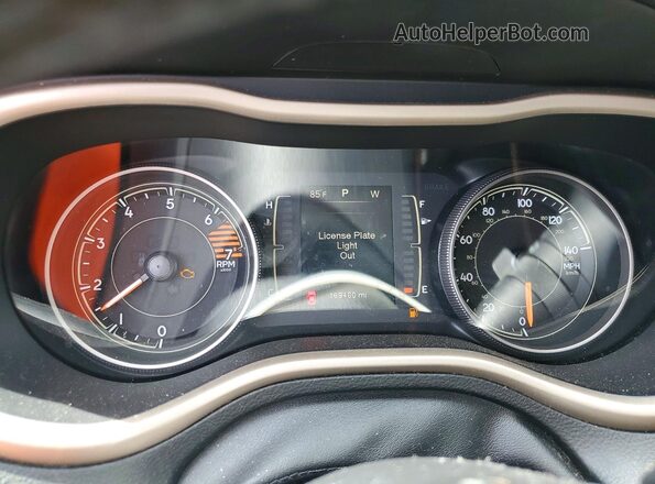 1C4PJLCB2GW336010 2016 JEEP CHEROKEE Charcoal Widok zestawu wskaźników