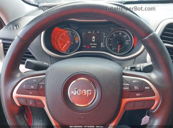 1C4PJLCB2GW342471 2016 JEEP CHEROKEE Red Widok tylnych siedzeń