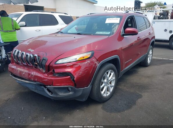 1C4PJLCB2GW342471 2016 JEEP CHEROKEE Red Przód lewy