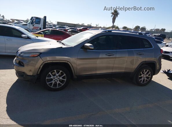 1C4PJLCB2GW351753 2016 JEEP CHEROKEE Champagne Widok wnętrza 360 stopni