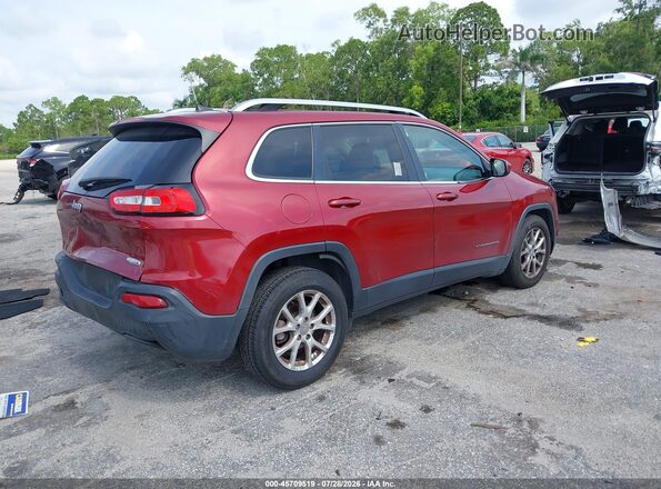 1C4PJLCB2HW517819 2017 JEEP CHEROKEE Красный Задняя правая четверть
