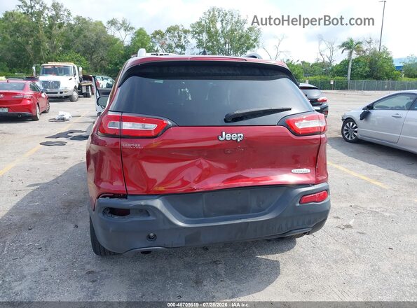 1C4PJLCB2HW517819 2017 JEEP CHEROKEE Красный Вид спереди