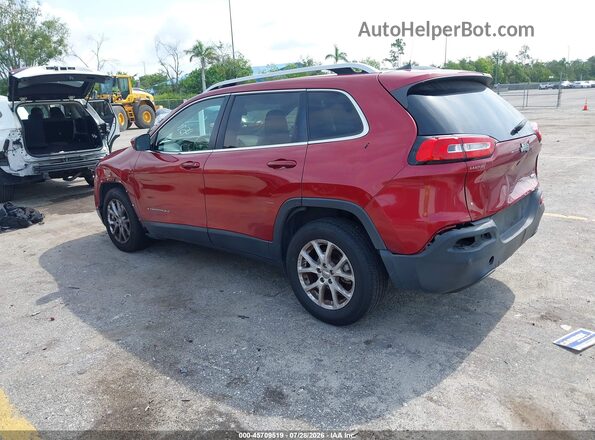 1C4PJLCB2HW517819 2017 JEEP CHEROKEE Красный Задняя левая четверть