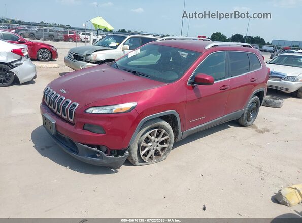 1C4PJLCB2HW574232 2017 JEEP CHEROKEE Red Front left