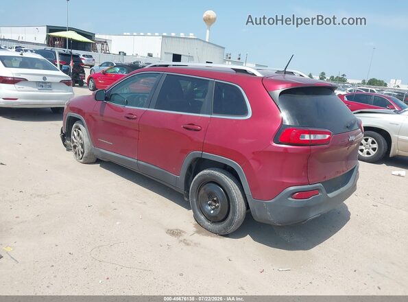 1C4PJLCB2HW574232 2017 JEEP CHEROKEE Red Rear left