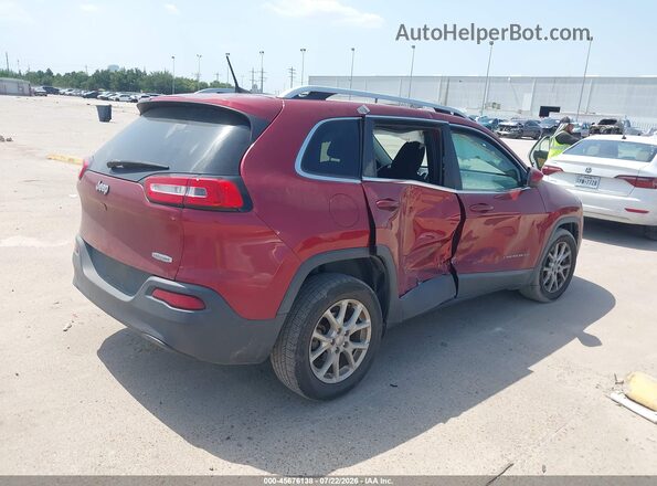 1C4PJLCB2HW574232 2017 JEEP CHEROKEE Red Rear right
