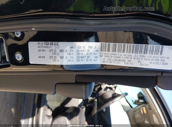 1C4PJLCB2HW603986 2017 JEEP CHEROKEE Black Շարժիչի բաժամունքի տեսք