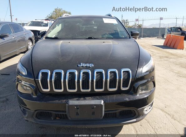 1C4PJLCB2HW603986 2017 JEEP CHEROKEE Black Սարքավորումների վահանակի տեսք