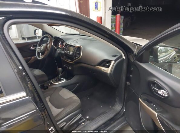 1C4PJLCB2JD511374 2018 JEEP CHEROKEE Black წინა სალონის ხედი