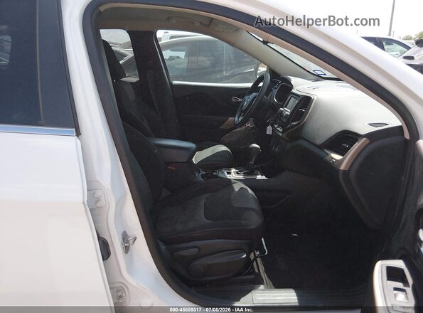 1C4PJLCB2JD568061 2018 JEEP CHEROKEE White Vista interior delantera