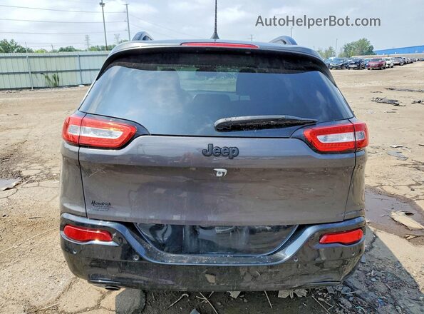 1C4PJLCB2JD606291 2018 JEEP CHEROKEE Gray Rear view