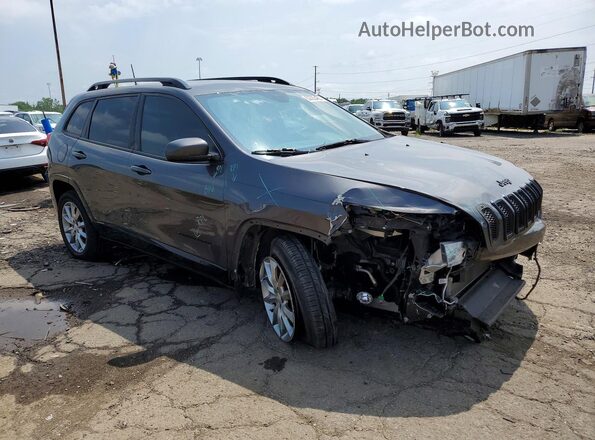 1C4PJLCB2JD606291 2018 JEEP CHEROKEE Gray Front right