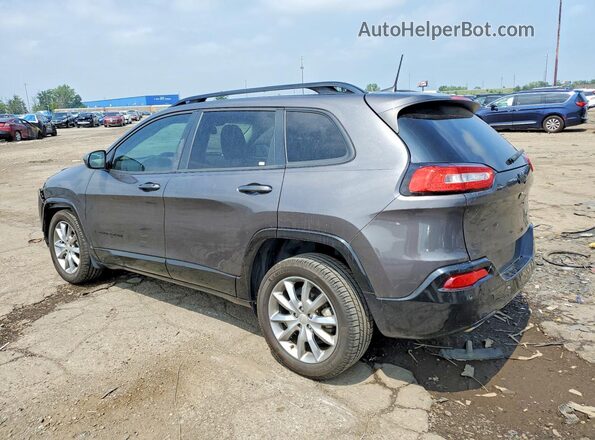 1C4PJLCB2JD606291 2018 JEEP CHEROKEE Gray Rear left