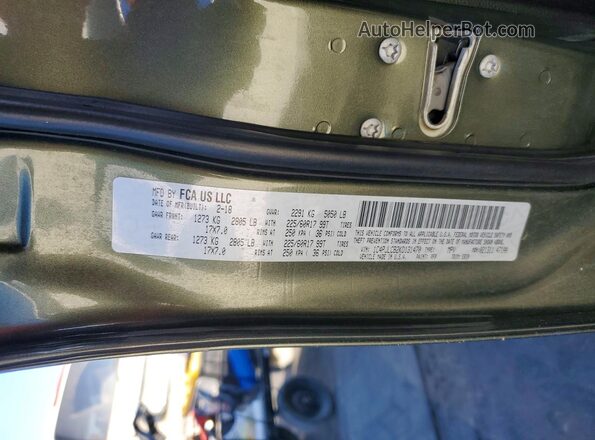 1C4PJLCB2KD131470 2019 JEEP CHEROKEE Green Вид наклейки з VIN-кодом