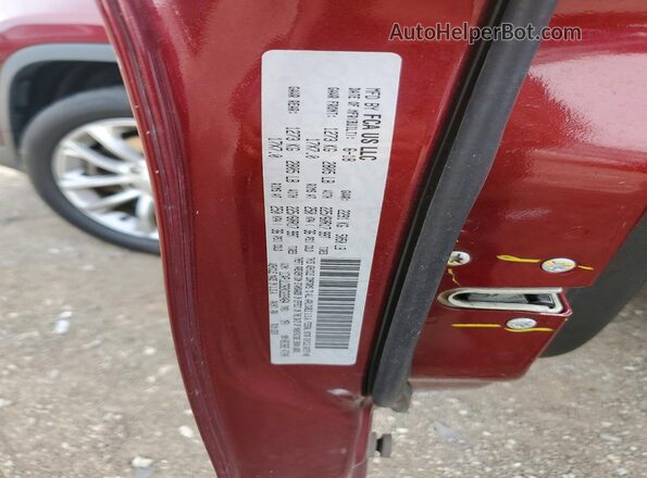 1C4PJLCB2KD222464 2019 JEEP CHEROKEE Maroon Vista de la etiqueta del VIN
