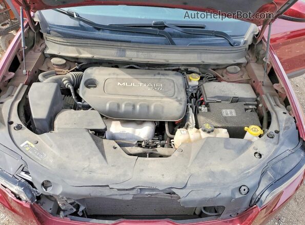 1C4PJLCB2KD222464 2019 JEEP CHEROKEE Maroon Vista del compartimento del motor
