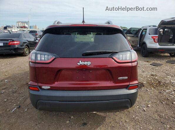 1C4PJLCB2KD222464 2019 JEEP CHEROKEE Maroon Vista trasera