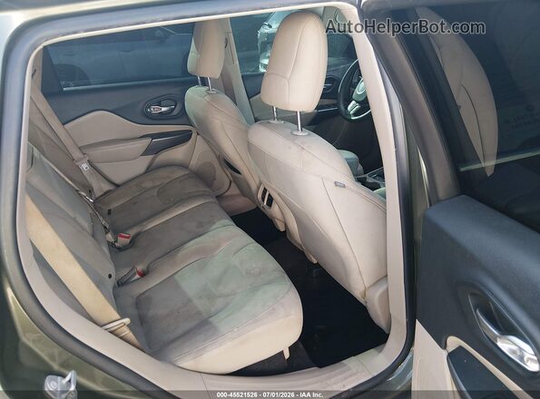 1C4PJLCB2KD242133 2019 JEEP CHEROKEE Green Widok naklejki z numerem VIN