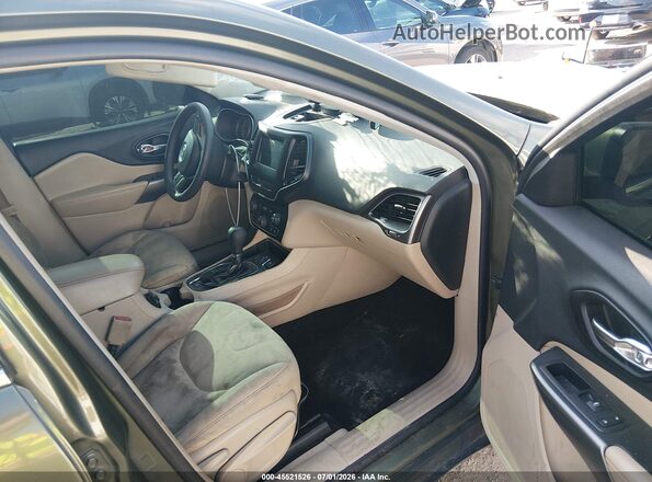 1C4PJLCB2KD242133 2019 JEEP CHEROKEE Green Widok wnętrza z przodu