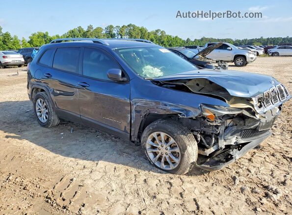 1C4PJLCB2LD649113 2020 JEEP CHEROKEE Синий Передняя правая четверть
