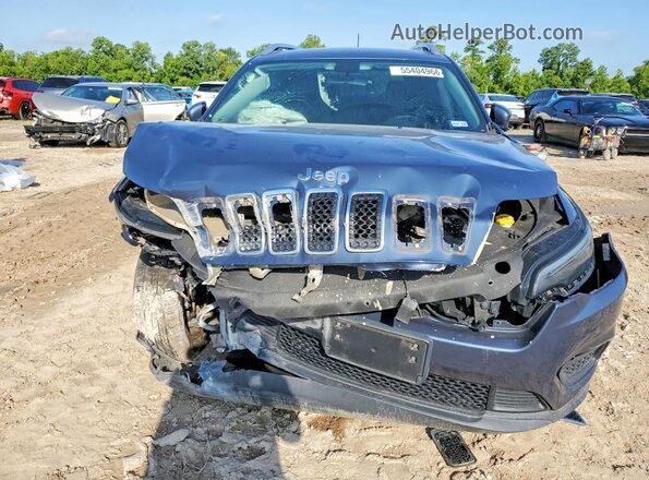 1C4PJLCB2LD649113 2020 JEEP CHEROKEE Синий Вид спереди