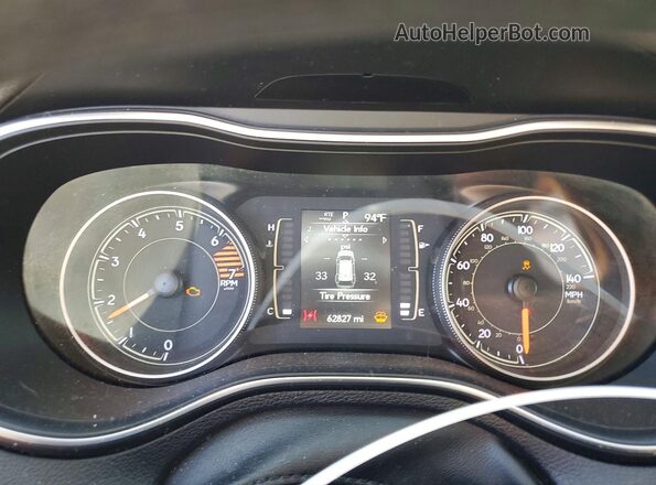 1C4PJLCB2LD649113 2020 JEEP CHEROKEE Синий Вид щитка приборов