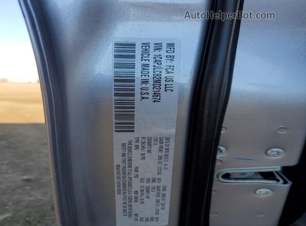 1C4PJLCB2MD214674 2021 JEEP CHEROKEE Gray Панорамний вид салону 360°