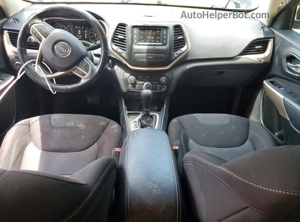 1C4PJLCB3HD221820 2017 JEEP CHEROKEE Black Dashboard view