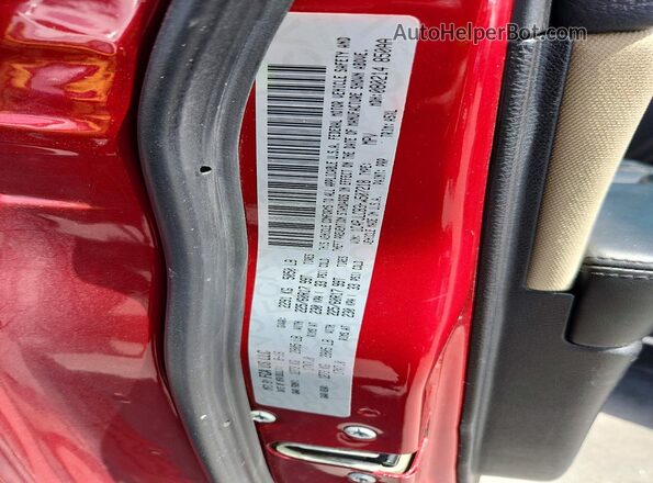 1C4PJLCB3HW507218 2017 JEEP CHEROKEE Red Widok naklejki z numerem VIN