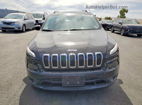 1C4PJLCB3HW585661 2017 JEEP CHEROKEE Black Front view