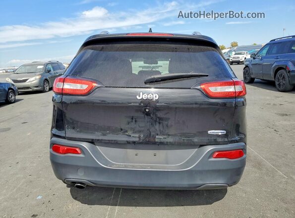 1C4PJLCB3HW585661 2017 JEEP CHEROKEE Black Rear view