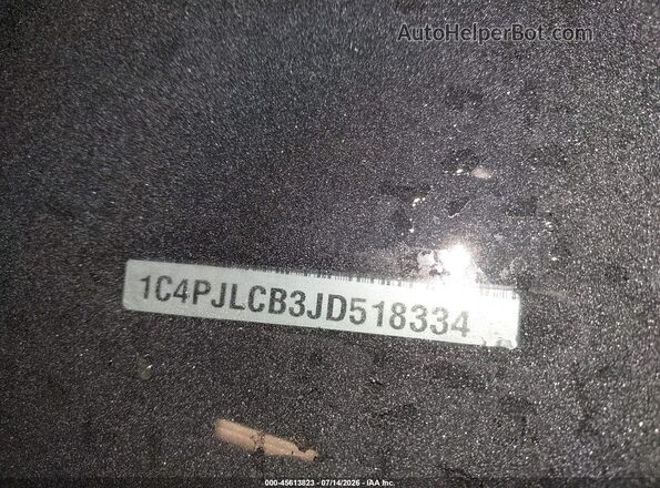 1C4PJLCB3JD518334 2018 JEEP CHEROKEE White Вид підкапотного простору