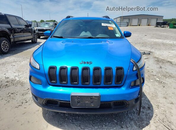 1C4PJLCB3JD544867 2018 JEEP CHEROKEE Blue Դիմացի տեսք
