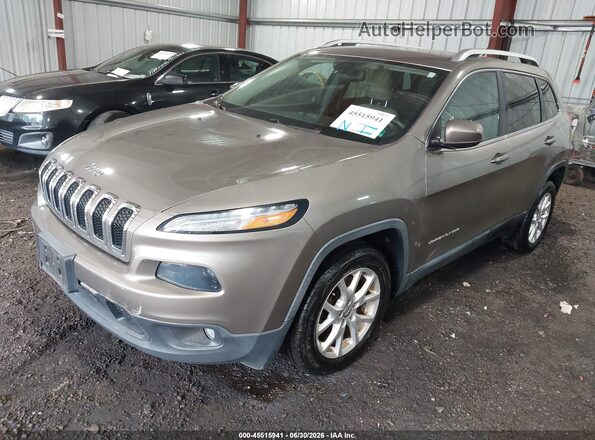 1C4PJLCB3JD611774 2018 JEEP CHEROKEE Beige წინა მარცხენა ხედი სამი მეოთხედიდან