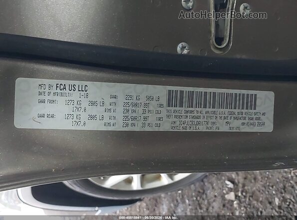 1C4PJLCB3JD611774 2018 JEEP CHEROKEE Beige ძრავის განყოფილების ხედი