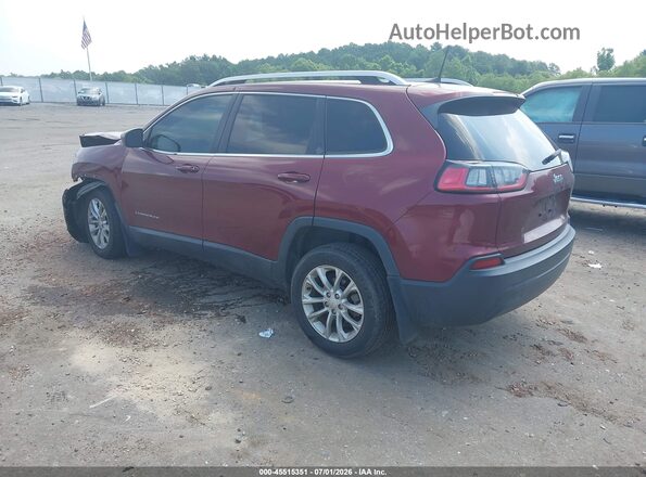 1C4PJLCB3KD377010 2019 JEEP CHEROKEE Maroon Հետևի ձախ